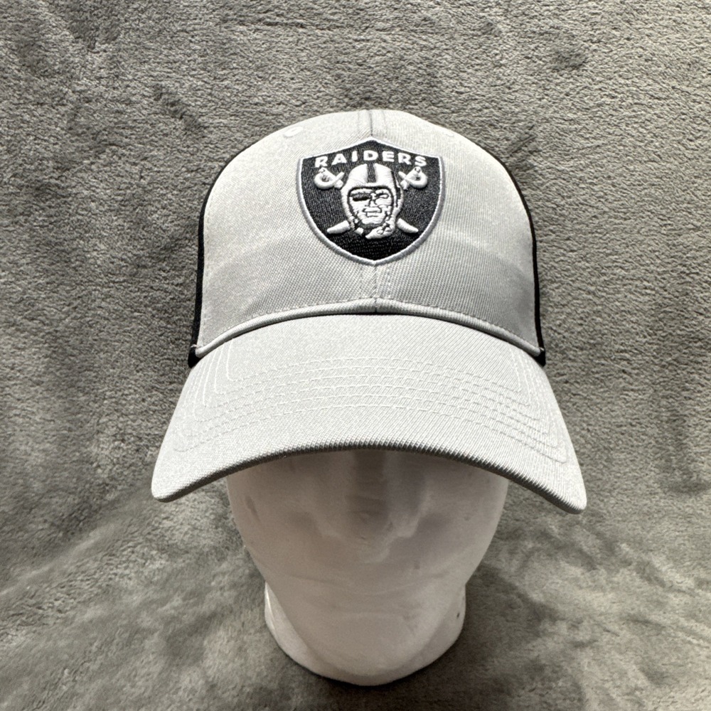Raider Hat NFL Team Apparel Cap Strap Back NWOT New